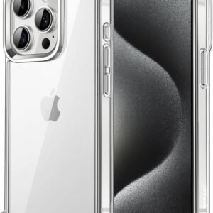 جراب حماية رفيع مضاد للصدمات لموبايل ايفون 15 برو ماكس للخدش 6.7 انش حافظة ماج سيف البولي يوريثين الحراري