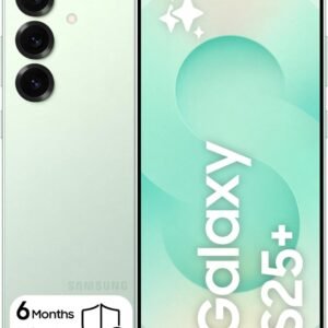 جوال جالكسي S25+ مدعوم بالذكاء الاصطناعي، ذاكرة تخزين 256GB، ذاكرة RAM 12GB، نظام اندرويد، كاميرا 50MP، (إصدار المملكة العربية السعودية) [حصري من أمازون، أخضر فاتح