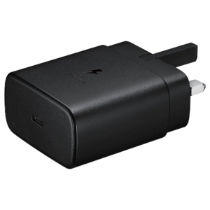 راس فيش شاحن جداري سامسونج اصلي منفذ تايب سي 45W واط اسود UAE