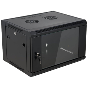 كابينة اتصالات 6U بمقاس 368x540x450 مم + مروحة واحدة